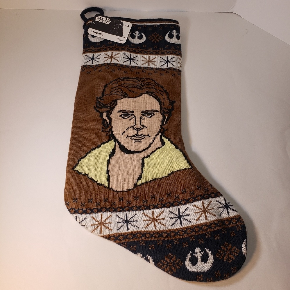 Star Wars Han Solo Lined Knit Christmas Stocking